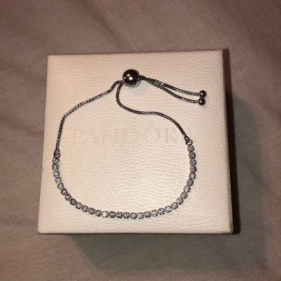 Pandora Jewelry - PANDORA sparkling strand bracelet
